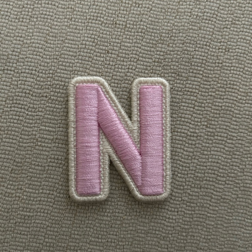 Stoney Clover Lane Flamingo Rolled Embroidery Letter N Patch